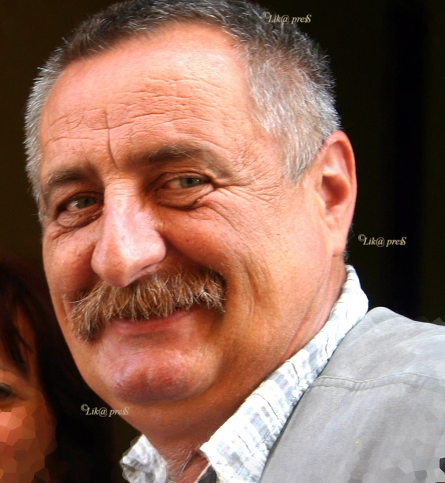 Portret Josipa Cvitkovića Cije/© Dražen Prša Otočac                                                                                                                                                                                                       